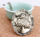 New Necklace A Song of Ice and Fire Direwolf Necklace Wolf Necklace Game of Thrones