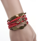 Retro Rope Owl Wings Bracelet