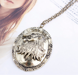 New Necklace A Song of Ice and Fire Direwolf Necklace Wolf Necklace Game of Thrones