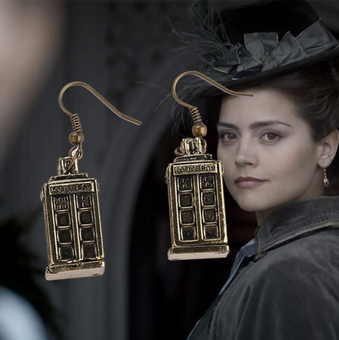 Vintage Fashion Doctor Who Earrings