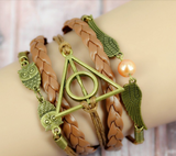 2015 Multilayer Braided Bracelets Charm Bracelet