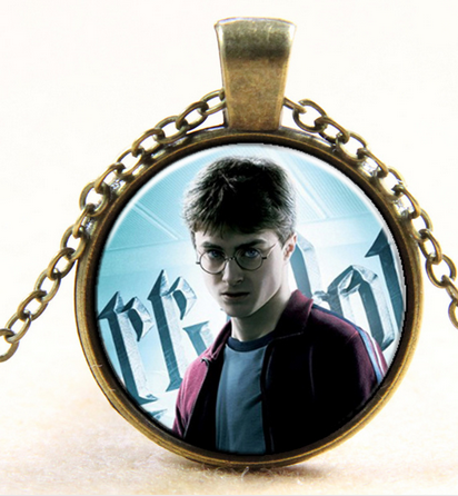 Movie Badge Pendant Harry Potter Necklace